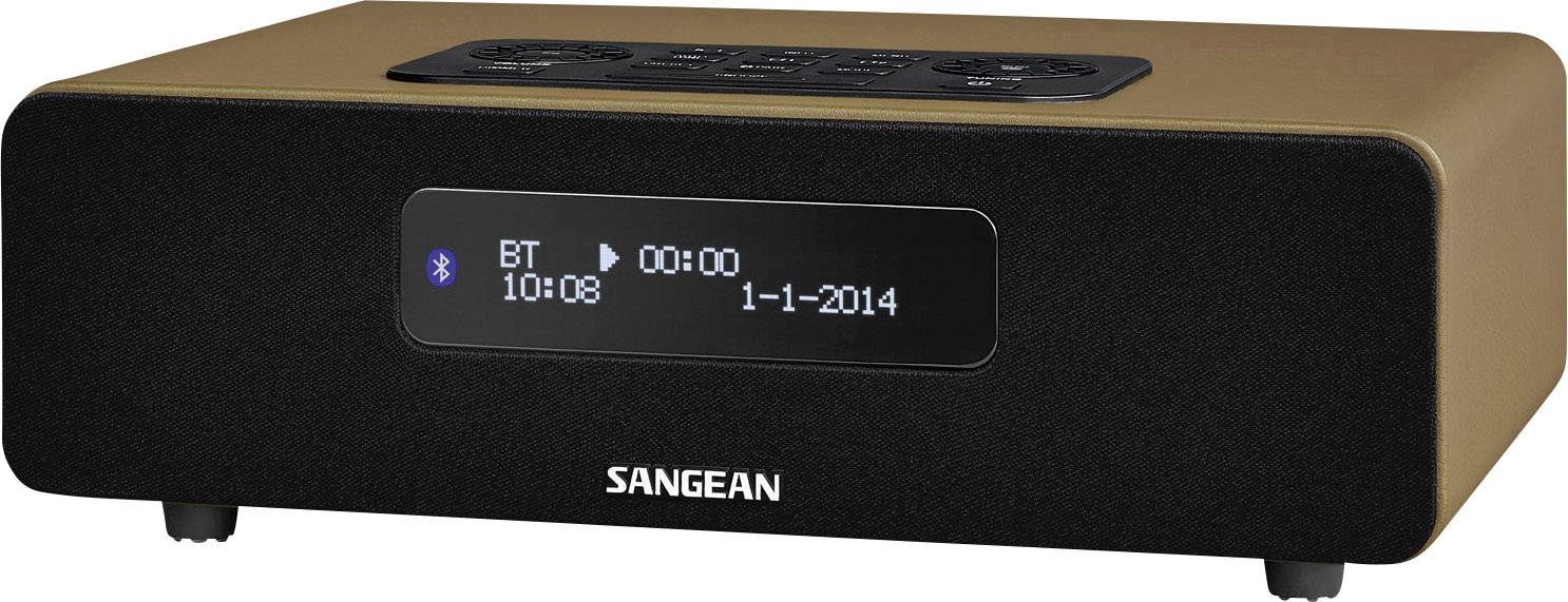 Sangean DDR-36 BT DDR-36 stolní rádio, DAB+, FM, AUX, Bluetooth, hnědá-0