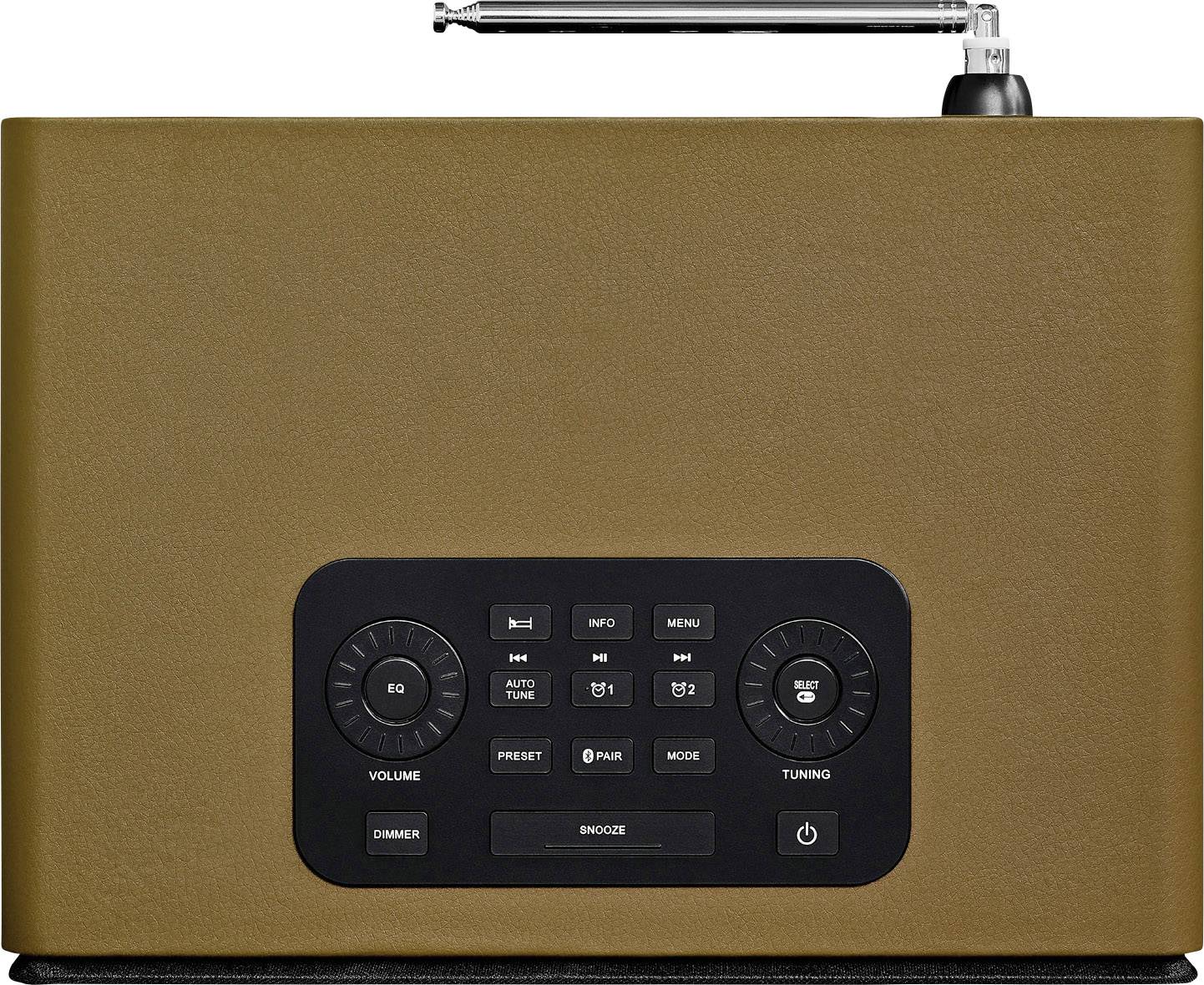 Sangean DDR-36 BT DDR-36 stolní rádio, DAB+, FM, AUX, Bluetooth, hnědá-2