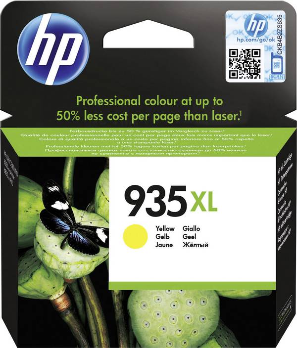 HP 935XL Ink  originál žlutá C2P26AE Inkousty