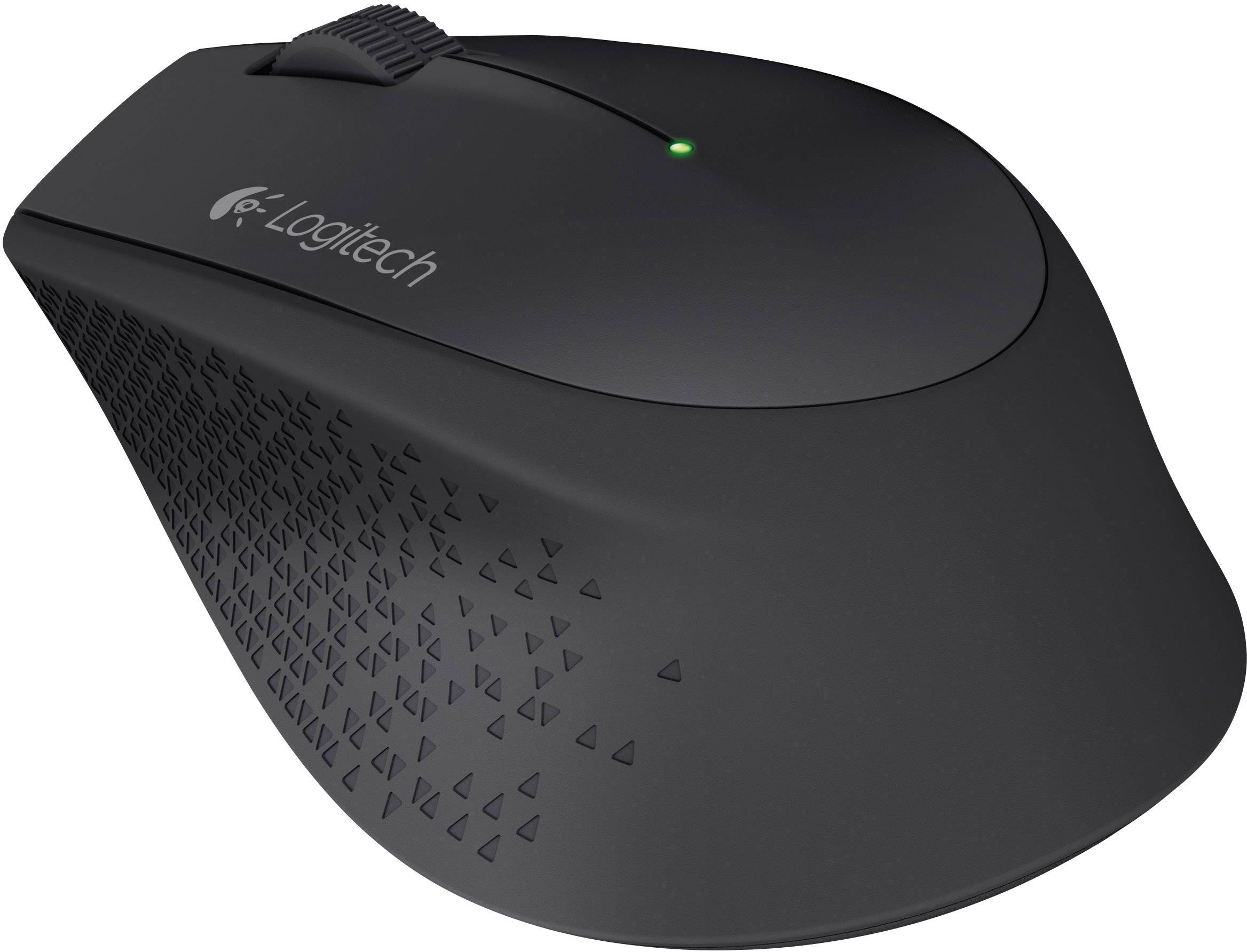 Logitech Wireless Mouse M280 optická myš, přenos bezdrátový, 3 tlačítko, 1000 dpi, černá-0