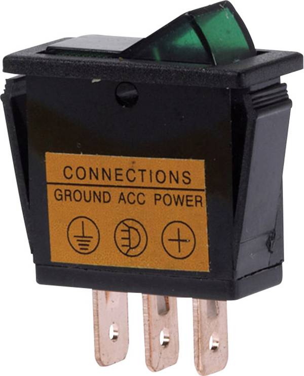 HP Autozubehör 28326 páčkový přepínač do auta, 12 V/DC