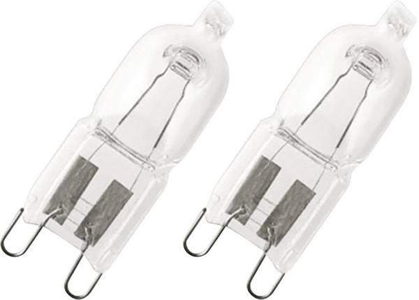 OSRAM HOMELIGHTING ECO halogenová žárovka Energetická třída (EEK2021): G (A - G) G9 43 mm 230 V 50 W teplá bílá pinová objímka stmívatelná 2 ks
