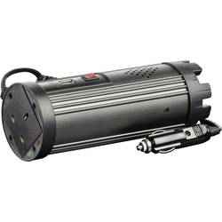 Měnič napětí VOLTCRAFT MSW 150-12-UK 150 W 12 V/DC tvar pro uložení do držáku na nápoje zástrčka do autozásuvky zásuvka USB 2.0 A