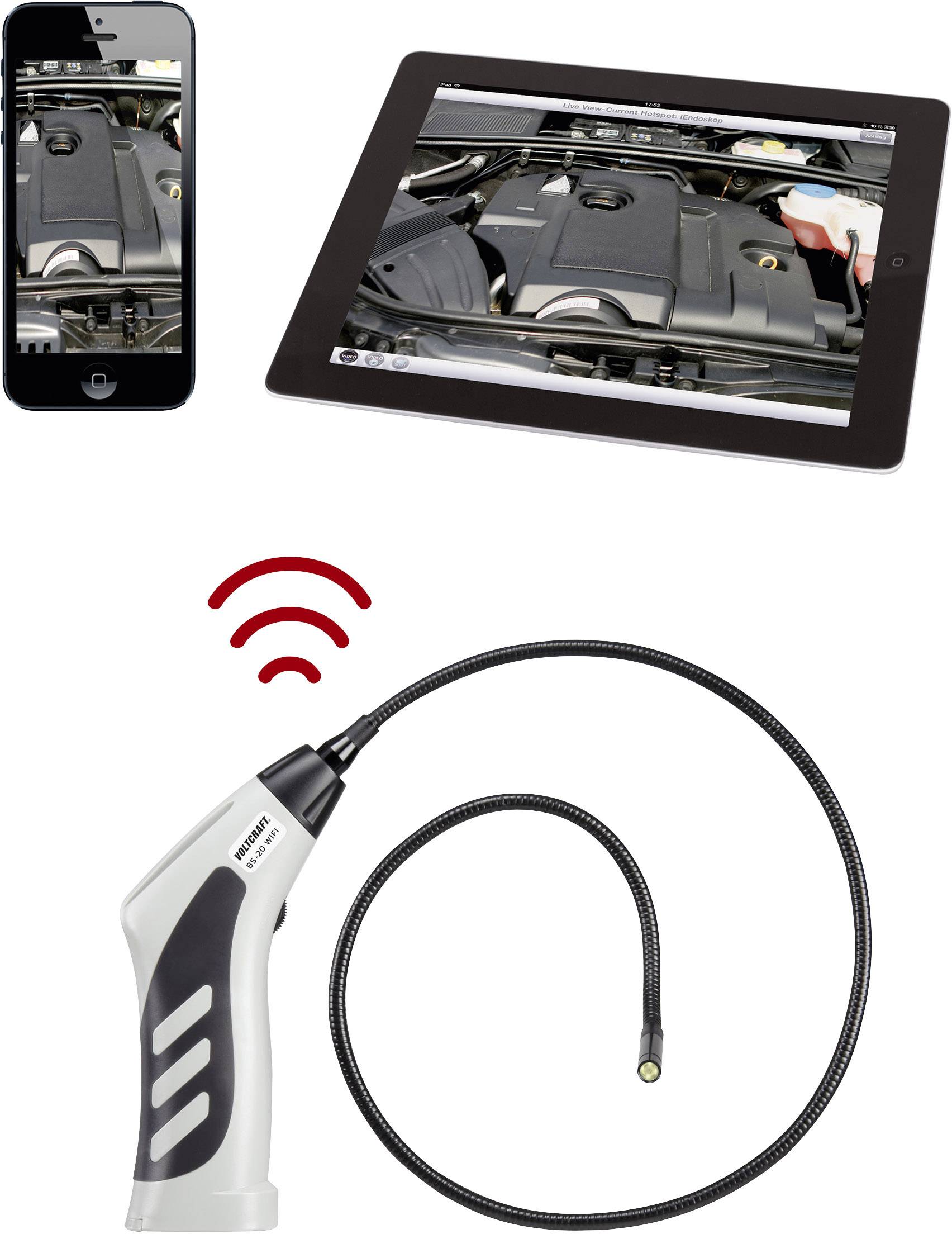 VOLTCRAFT BS-20 WIFI endoskop, Ø sondy: 8 mm, délka 85 cm