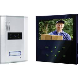 Kabelový domovní video telefon Smartwares VD71Z SW VD71Z SW, hliník, černá