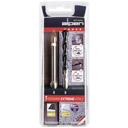 Sada vrtáků do skla a obkladů 2dílná Alpen Keramo extreme ATM2 300062100, Průměr otvoru: 6 mm 1/4" (6,3 mm), válcová stopka 1 sada