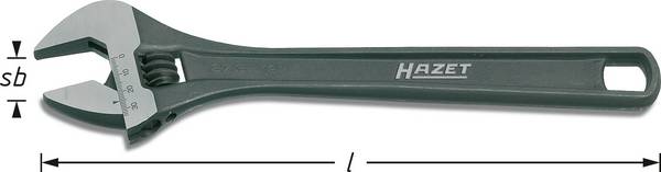 Hazet 279-18 279-18 přestavitelný klíč   Délka klíče (cm) (jen pro nadpis) 53 mm
