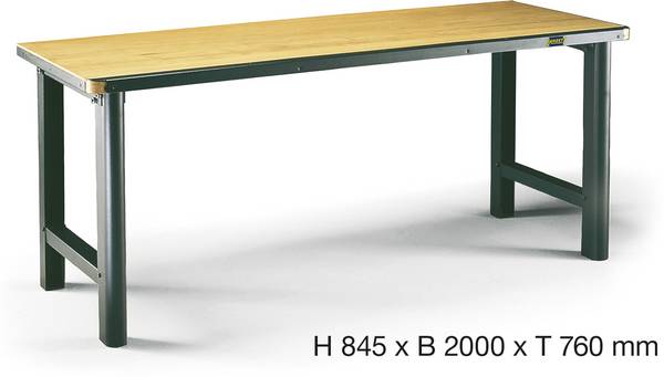 Hazet 130-1 dílenský stůl bukové dřevo, ocel