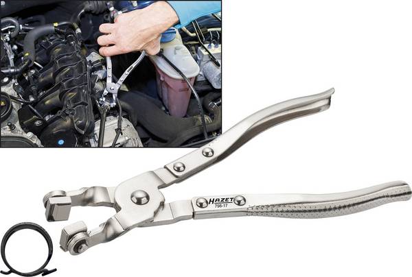 Hazet 798-17 kleště na hadicové svorky  210 mm 1 ks
