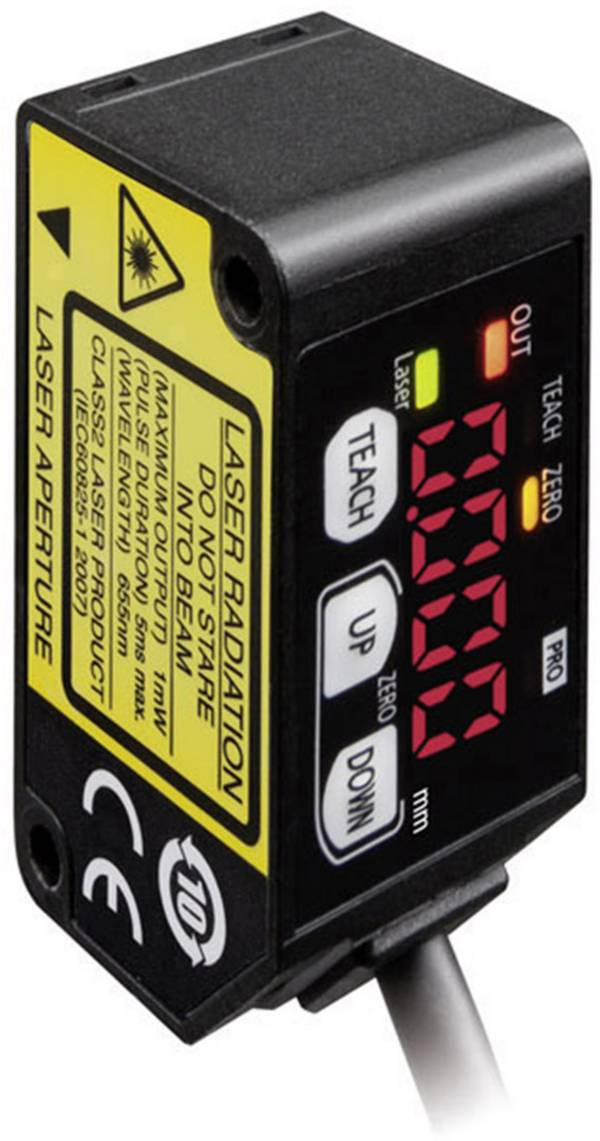 Panasonic HG-C1100-P laserový senzor pro měření vzdálenosti 1 ks 24 V/DC Max. dosah: 100 mm (d x š x v) 44 x 20 x 25 mm