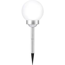 LED solární zahradní svítidlo koule Renkforce 1290212, IP44, studená bílá