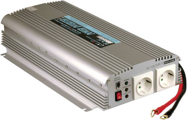 MEAN WELL měnič napětí A301-1K7-F3, 1500 W, 12 V/DC -> 230 V, Modifikovaná sinusová vlna
