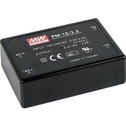 AC/DC zdroj do DPS Mean Well PM-15-3.3, 3.3 V/DC, 3.5 A, 11 W
