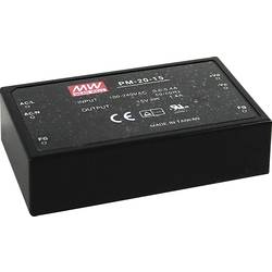 AC/DC zdroj do DPS Mean Well PM-20-3.3, 3.3 V/DC, 4.5 A, 14 W