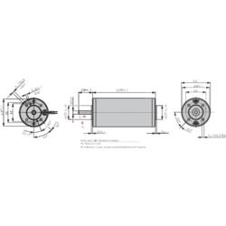 Elektromotor EBM Papst BCI 52.60, 24 V, 2,9 A, 0,17 Nm, 3100 ot./min