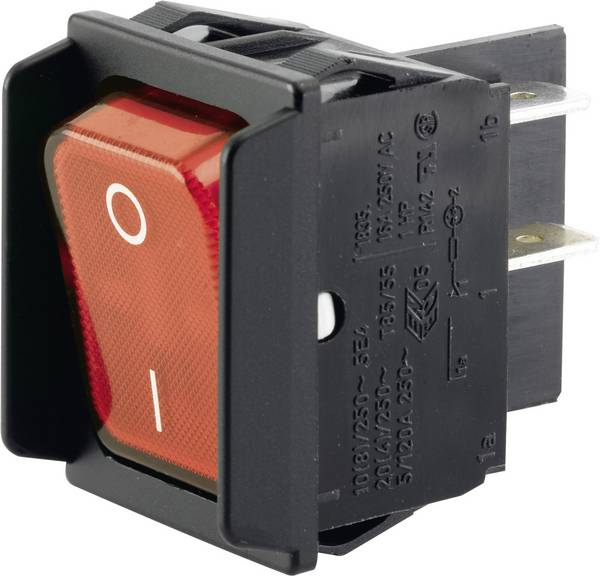 Marquardt 1835.3602 kolébkový spínač 01835.3602-00 250 V/AC 16 A 2x vyp/zap IP40 s aretací 1 ks