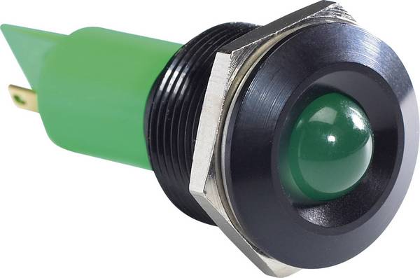 APEM Q19P1BXXG24AE indikační LED zelená 24 V/DC, 24 V/AC