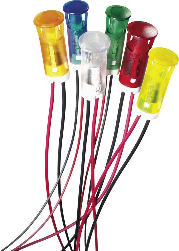 APEM QS103XXW12 indikační LED bílá    12 V/DC    1200 mcd