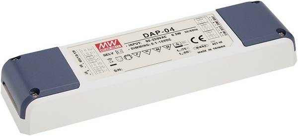 MEAN WELL DAP-04 LED driver, napájecí zdroj pro LED  konstantní napětí, konstantní proud    stmívatelný, Dali  1 ks