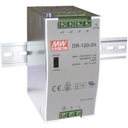 Síťový zdroj na DIN lištu Mean Well DR-120-48, 1 x, 48 V/DC, 2.5 A, 120 W