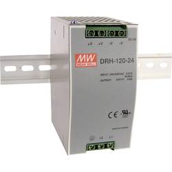 Síťový zdroj na DIN lištu Mean Well DRH-120-48, 1 x, 48 V/DC, 2.5 A, 120 W