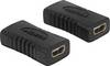 Delock 65505 HDMI adaptér [1x micro HDMI zásuvka D - 1x micro HDMI zásuvka D] černá pozlacené kontakty