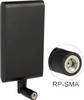 Delock 88904 88904 Wi-Fi plochá anténa 10 dB 2.4 GHz, 5 GHz