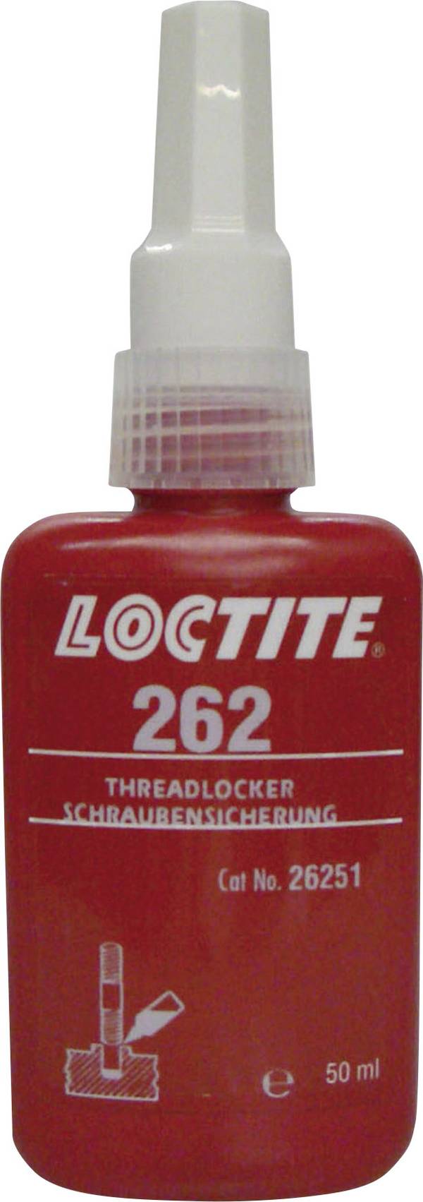 LOCTITE® 262 135376 zajištění šroubů Pevnost: střední 50 ml