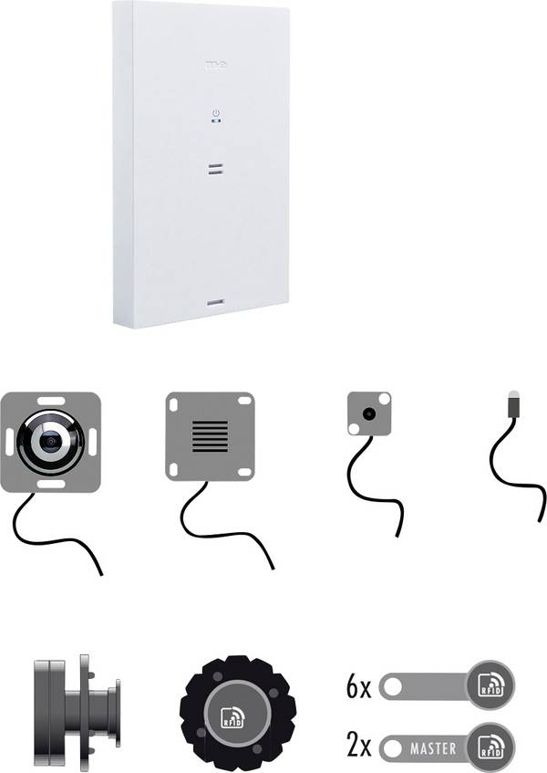 kabelový domovní telefon m-e modern-electronics, 40940, modul pro domácí telefony