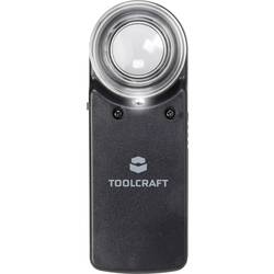 Ruční lupa s osvětlením Toolcraft, zvětšení 15x, Ø 20 mm