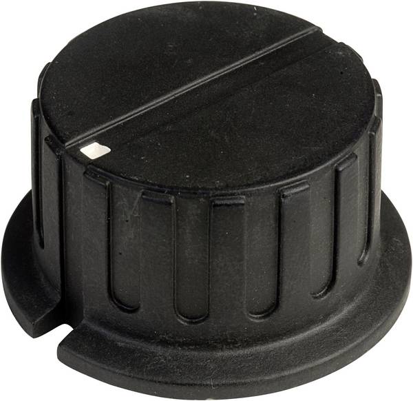 SCI  PN-38A(6.4mm)  PN-38A(6.4mm)  otočný knoflík  s ukazatelem  černá  (Ø x v) 34.8 mm x 18 mm  1 ks