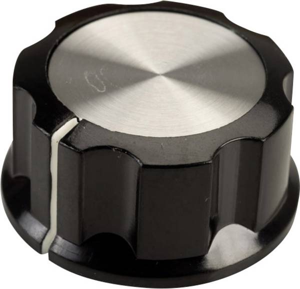 SCI  RN-99C(6.4mm)  RN-99C(6.4mm)  otočný knoflík    černá, bílá  (Ø x v) 33 mm x 16 mm  1 ks