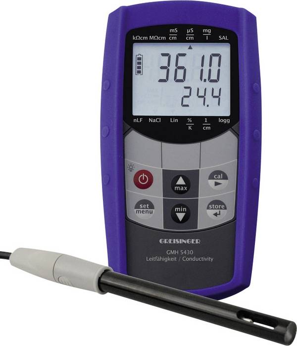 Greisinger GMH 5430-400 multifunkční měřicí přístroj  vodivost , salinita, uvolněné částice (TDS) , teplota