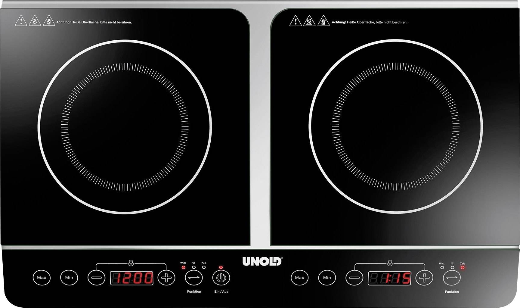 Dvojita Indukcni Varna Deska Unold Doppel Elegance 58175 Conrad Cz