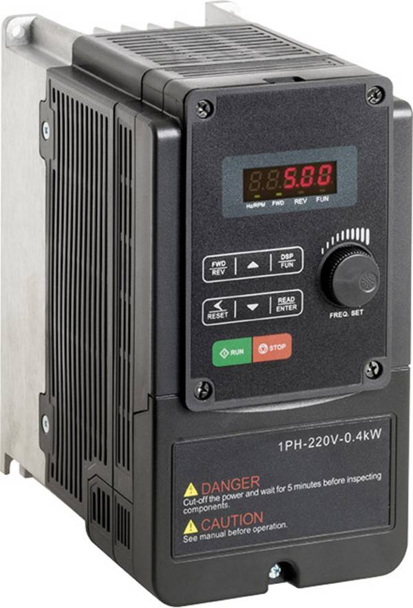 Peter Electronic frekvenční měnič   0.37 kW 1fázový 230 V