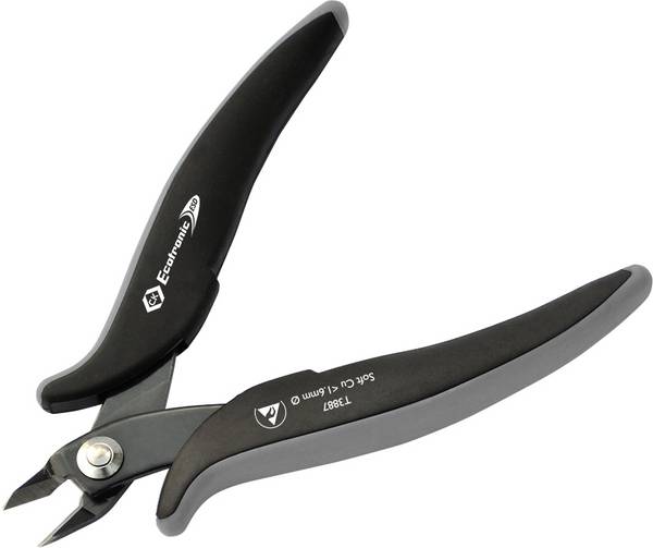 C.K Ecotronic T3887 ESD kleště na plošné spoje  bez fazety  136 mm