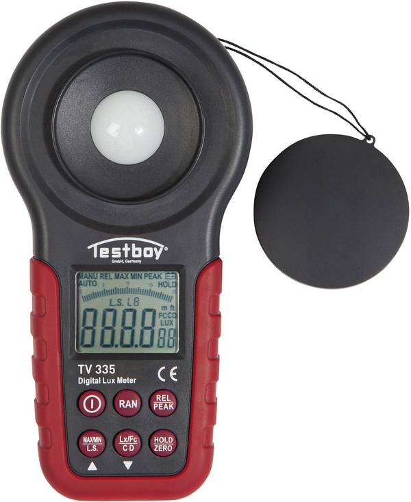 Testboy TV 335-ISO TV 335 luxmetr Kalibrováno dle (ISO) 20 - 400000 lx