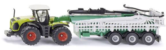 SIKU Spielwaren Claas Xerion mit Fasswagen 1:87