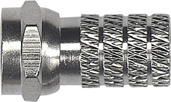 Axing CFS 4-00 F konektor  Připojení kabelu: F zástrčka Průměr lanka: 4.7 mm 1 ks