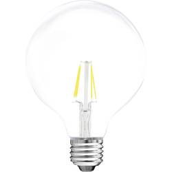 LED Müller Licht 230 V, E27, 4 W = 37 W, 140 mm, teplá bílá, A++, čirá, vlákno, 1 ks