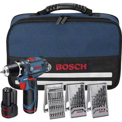 Akušroubovák Bosch GSR 10,8-2-LI, 2x aku + vrtáky a brašna