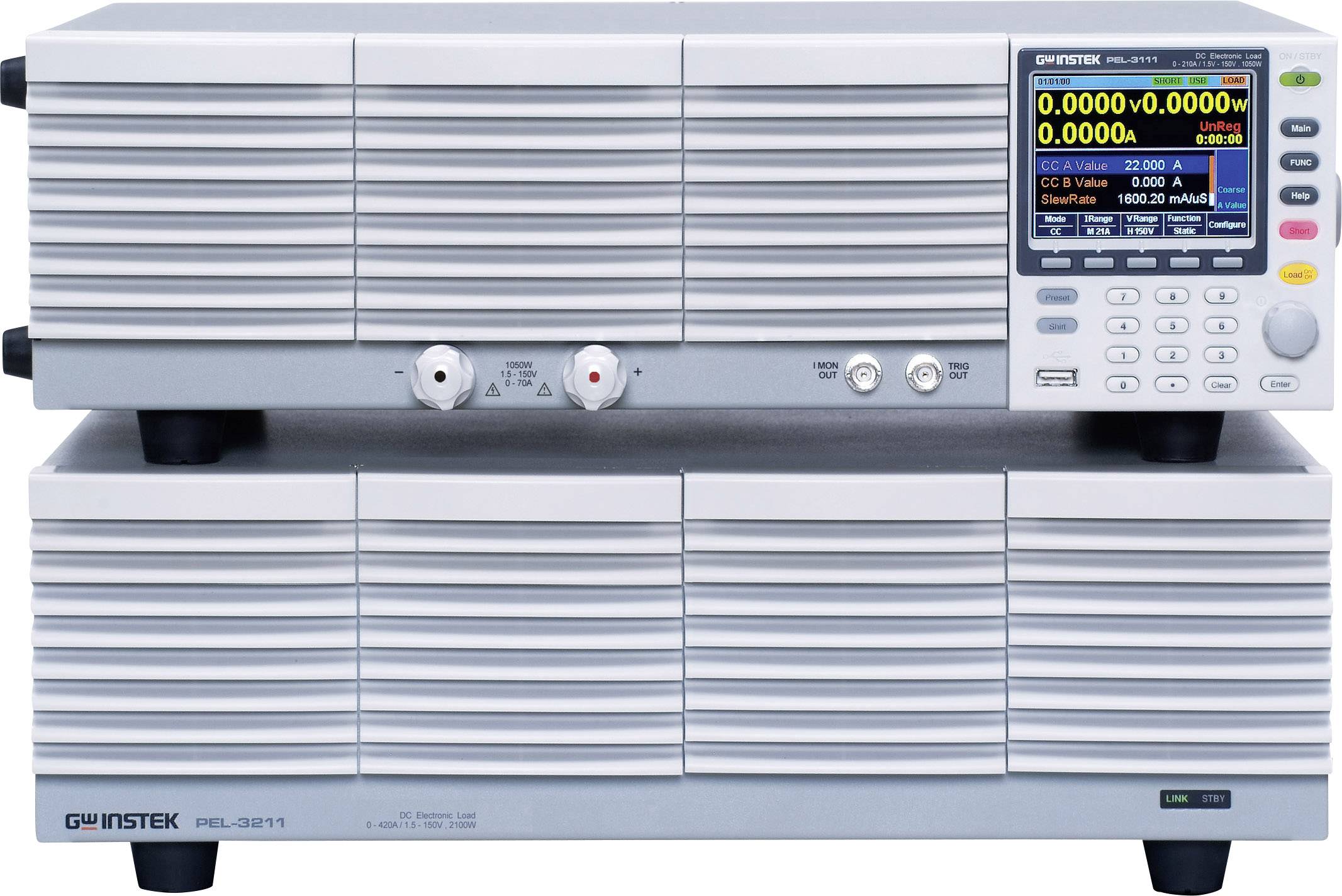 Elektronické měřicí zařízení se dvěma vrstvovými komponenty, digitálním displejem a tlačítky pro ovládání elektronických testů.