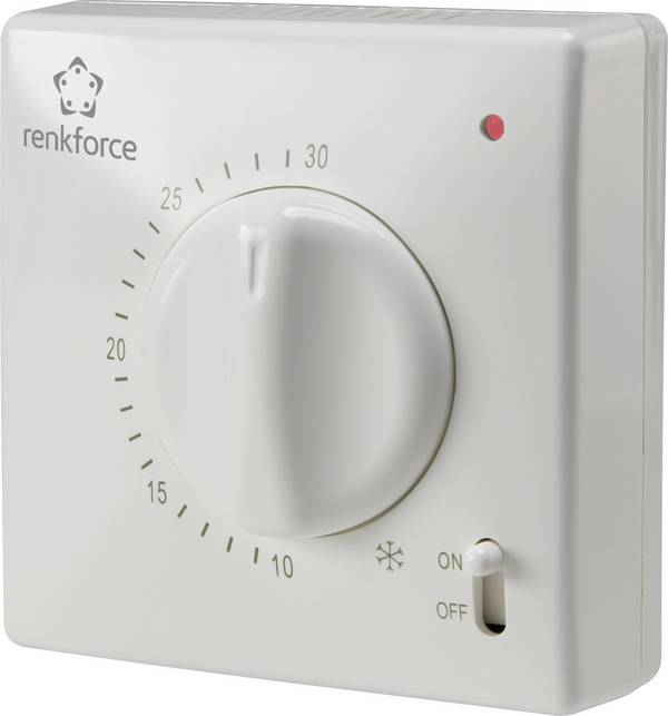 Renkforce TR-93 pokojový termostat na omítku, TR-93, 1 ks