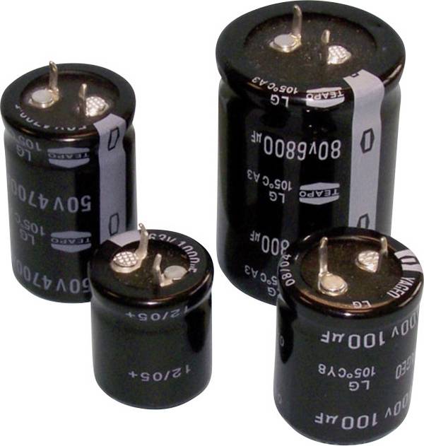 Teapo SLG478M063S1A5T30K elektrolytický kondenzátor Snap In  10 mm 4700 µF 63 V 20 % (Ø x v) 35 mm x 30 mm 1 ks
