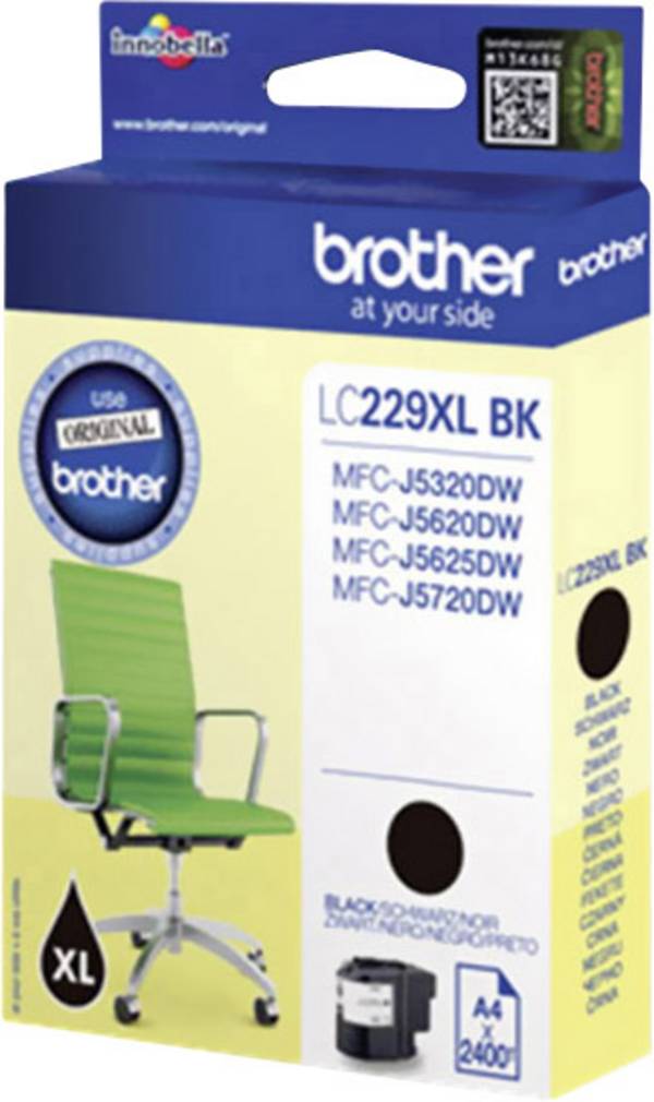 Brother Ink LC-229XLBK originál  černá LC-229 XL BK