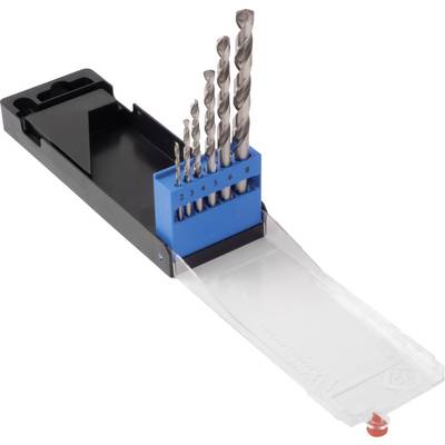 C.K T3101 HSS sada spirálových vrtáku do kovu 6dílná 2 mm, 3 mm, 4 mm, 5 mm, 6 mm, 8 mm DIN 338 válcová stopka 1 sada-0