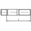 Šrouby závrtné TOOLCRAFT 133301, N/A, M20, 90 mm, ocel, 10 ks