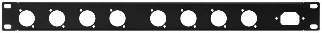19" panel racku Monacor RCP-8734U 1 U