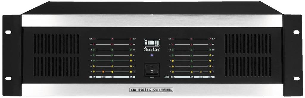 IMG Stageline STA-1506 PA zesilovač Výkon RMS na kanál při odporu 4 ohmy: 160 W
