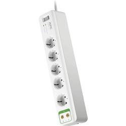 Zásuvková lišta s přepěťovou ochranou APC by Schneider Electric PM5V-GR PM5V-GR, počet zásuvek 5, IP20, 1.80 m, bílá